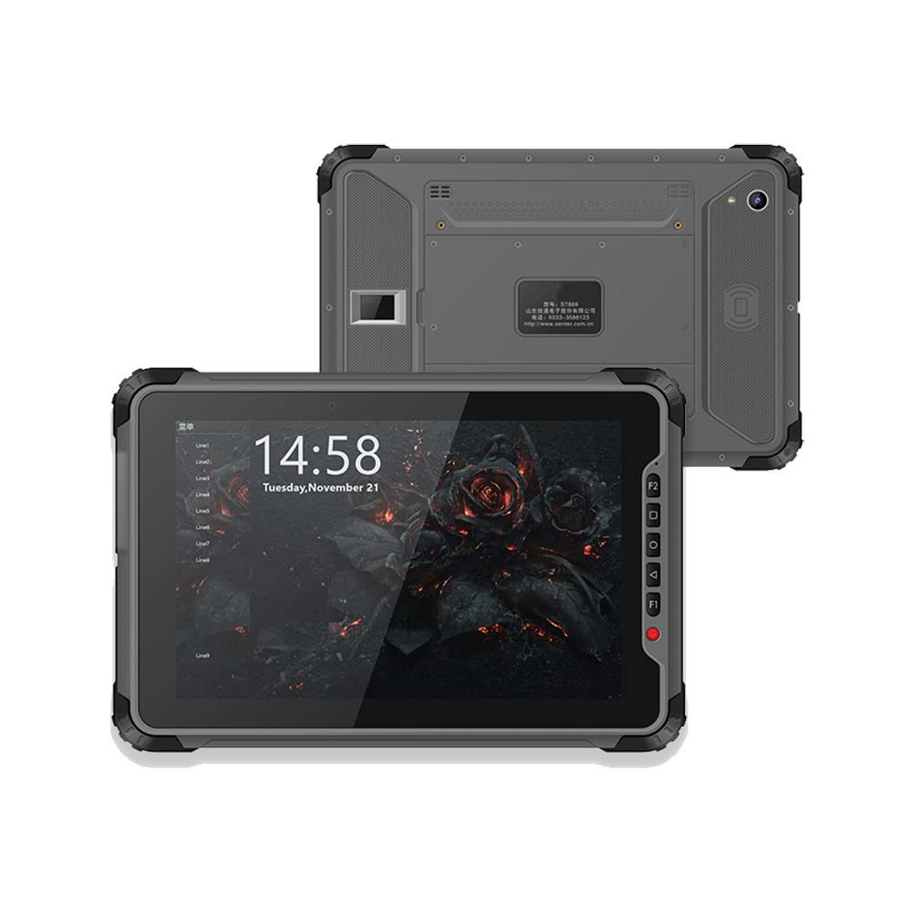 Qualcomm Octa Core Dual Sim Industrial 10,1 polegadas Android biométrico de impressão digital EKYC Sim Tablet de registro
