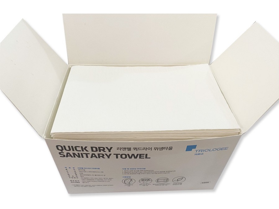 Material de celulose natural para toalha de papel higiênico de secagem rápida
