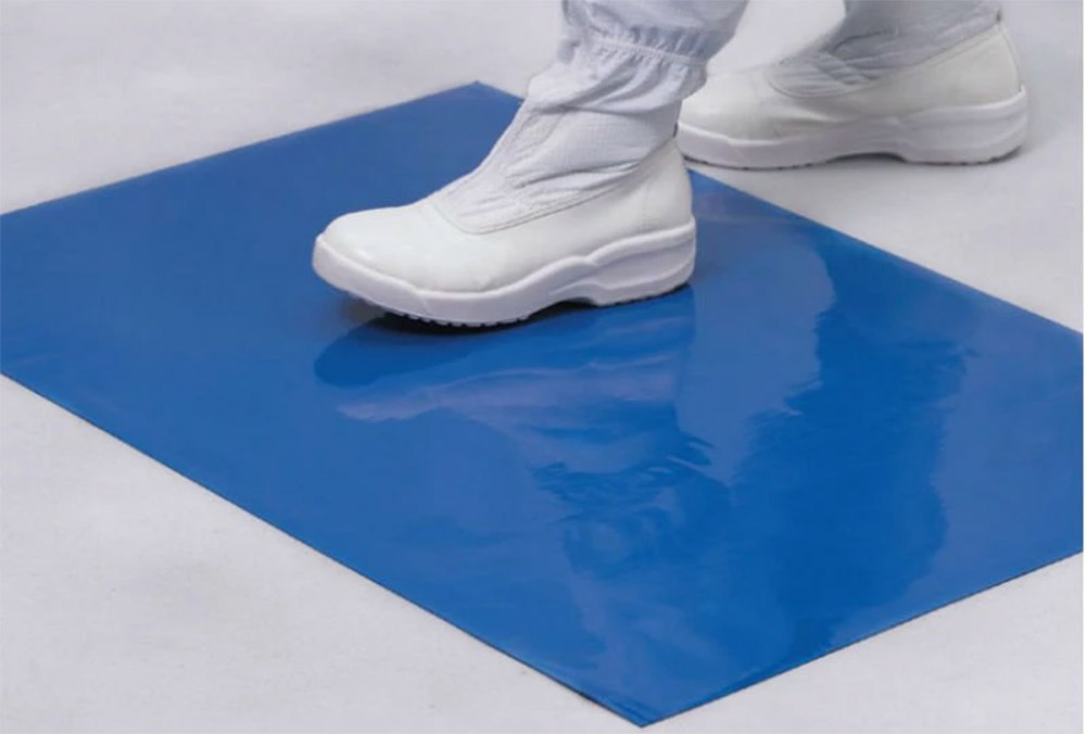 Tapete pegajoso de 24*36 polegadas para chão de poeira para sala limpa