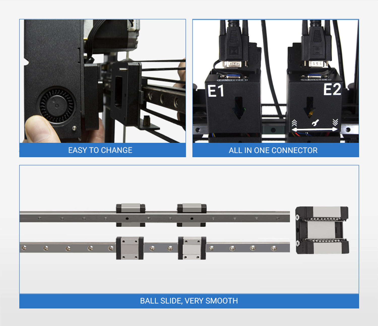 Peças de impressora 3D TENLOG Hands 2 DMP