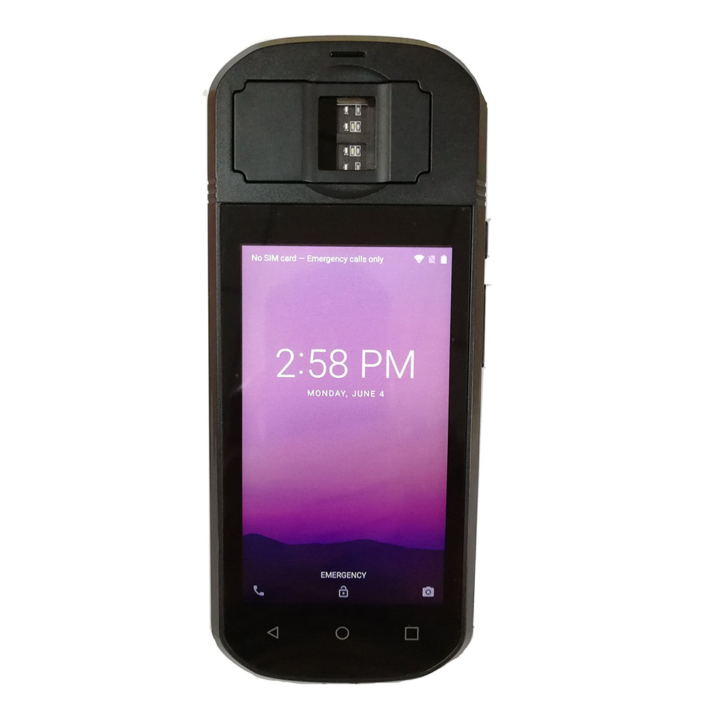 Dispositivo de PDA de impressão digital biométrico SFT portátil de 5 polegadas para eleições presidenciais Android
