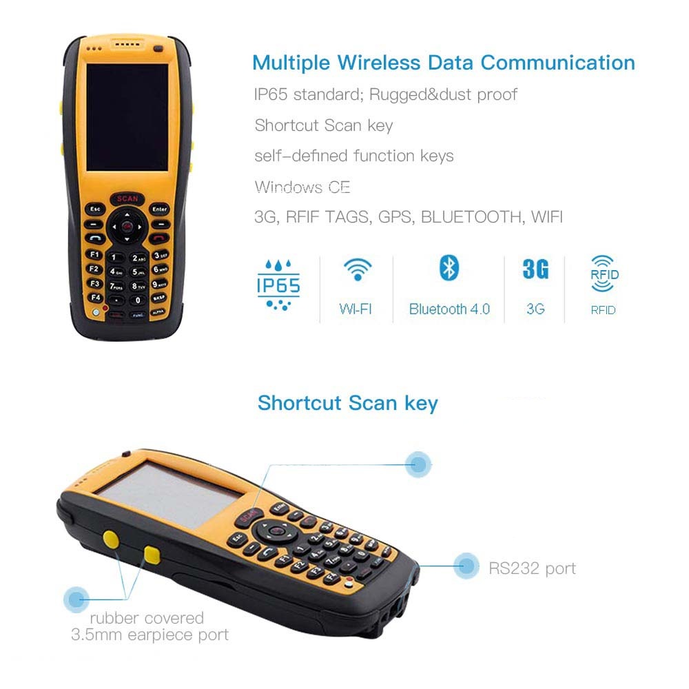 scanner de código de barras wince