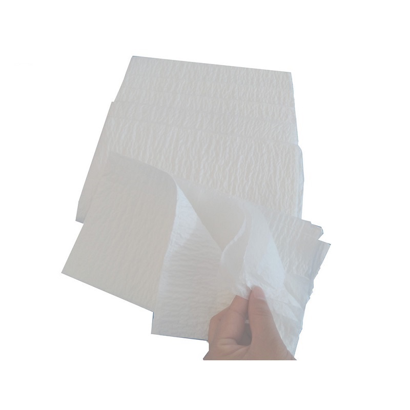 Toalha de papel absorvente papel de mão médica 4ply papel reforçado scrim
