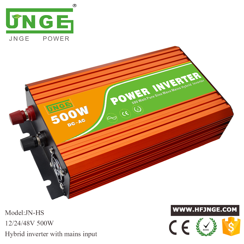 Inversor de energia CC híbrido JN-HS 500w AC
