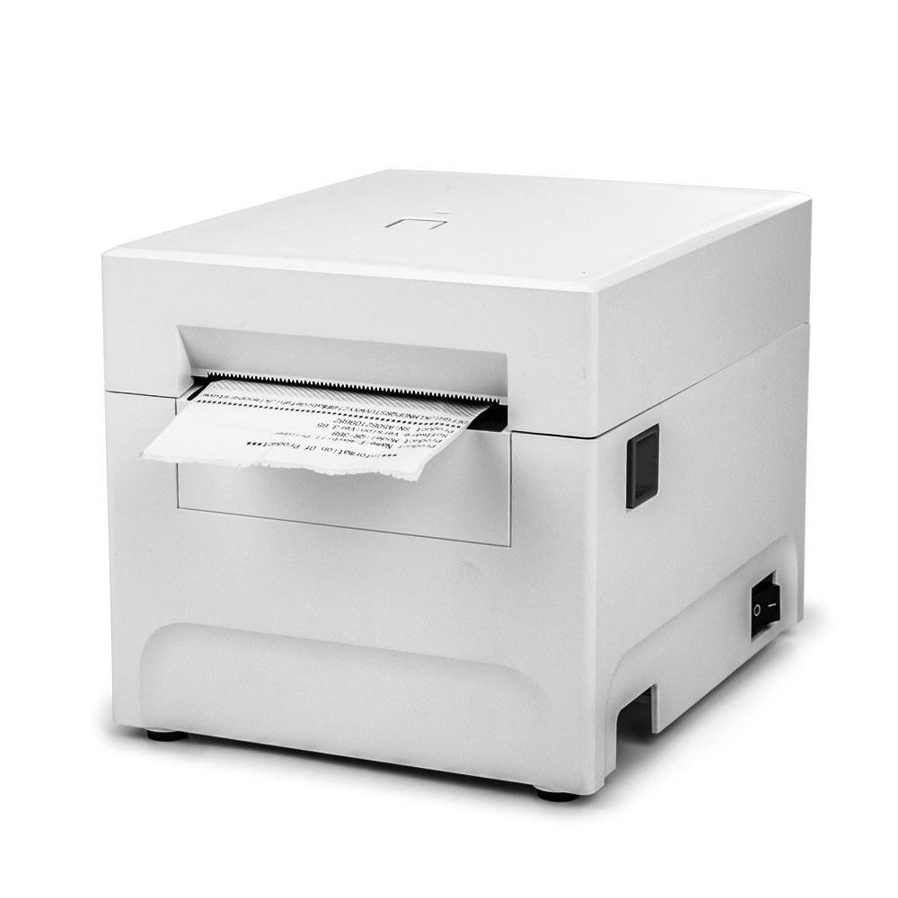 Impressora de recibos térmica de alta velocidade 3 polegadas POS desktop com cortador automático
