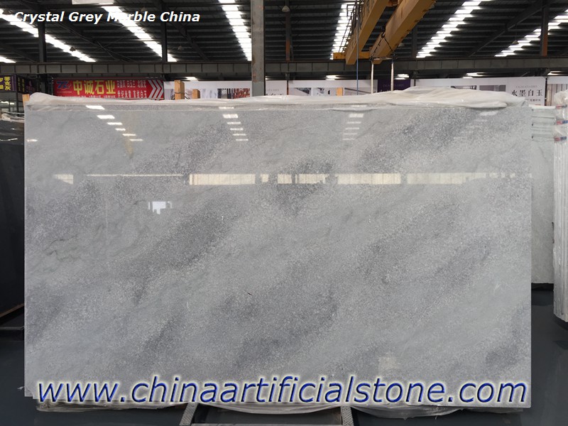 Lajes de mármore cinza cristal cinza chinês
