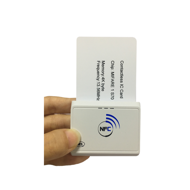 Leitor de cartão inteligente sem contato Bluetooth RFID 13,56 MHz NFC Gravador ACR1311U-N2
