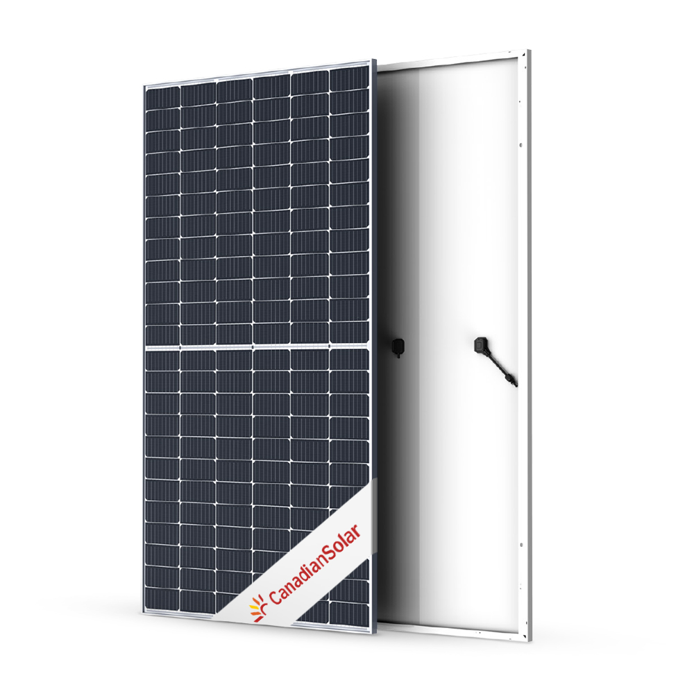 525-545W Canadian Tier 1 Mono Painel Solar HiKu 6 BiKu 6 144 células Módulo fotovoltaico de meio corte
