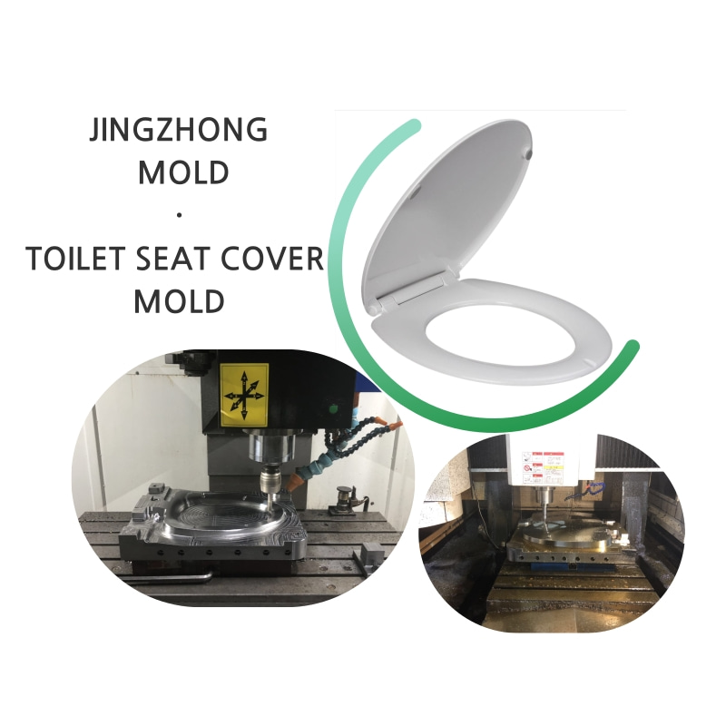 Ferramental de molde de tampa de assento de vaso sanitário com componentes de plástico personalizados
