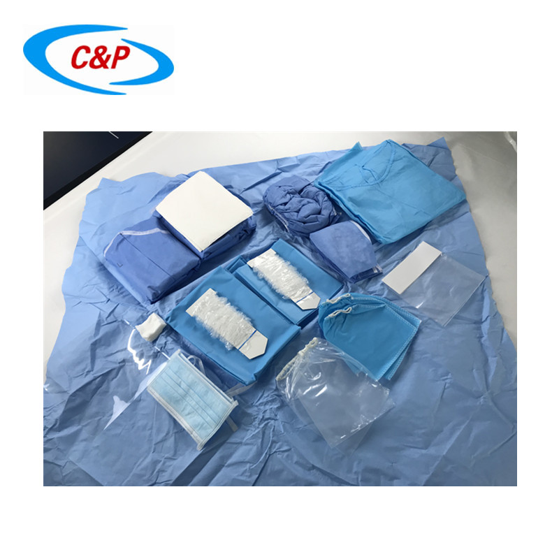 Kits de embalagem de implante dentário SMS descartáveis ​​cirúrgicos
