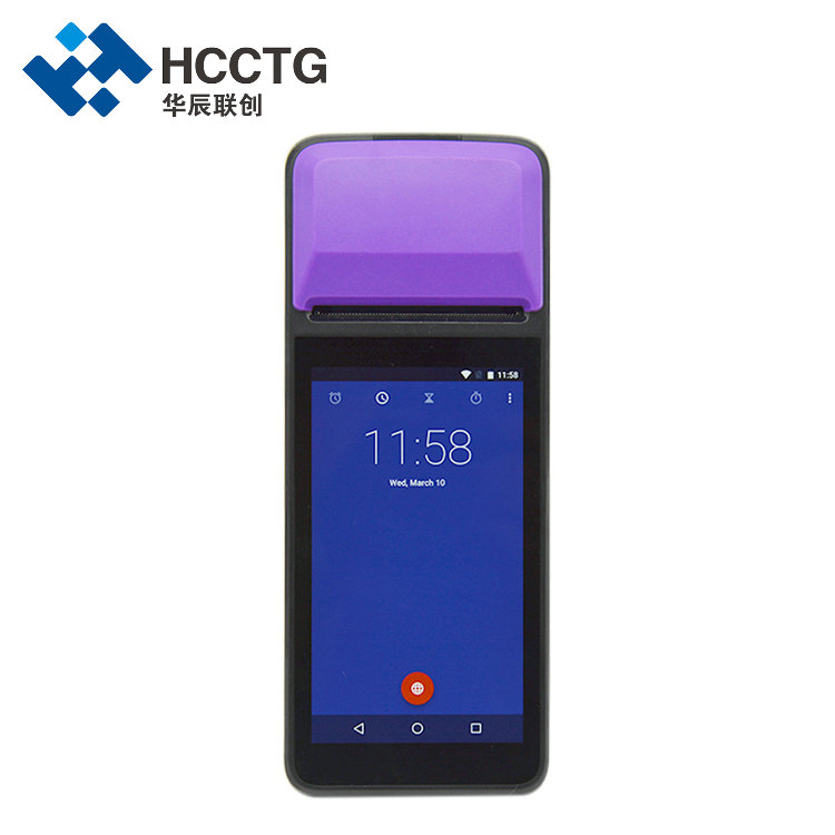 3G portátil inteligente POS 5 polegadas touch screen máquina de pagamento sem contato com impressora R330C
