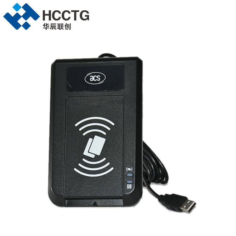 Leitor de cartão inteligente de interface dupla compatível com PC/SC sem contato USB ACR1281U-K1
