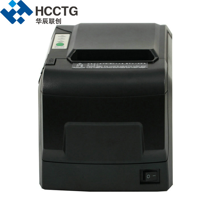 Impressora térmica RS232/USB 80mm de alta velocidade para impressão de código de barras 2D
