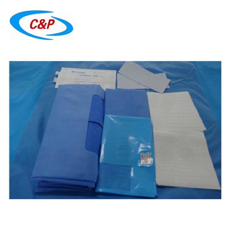 Pacote de cortinas descartáveis ​​estéreis para cirurgia de laparoscopia abdominal para ginecologia
