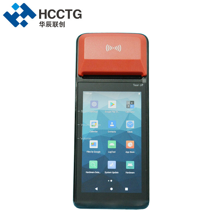 Cartão Mifare NFC ISO14443 Android 11 terminal POS inteligente com impressora térmica R330P
