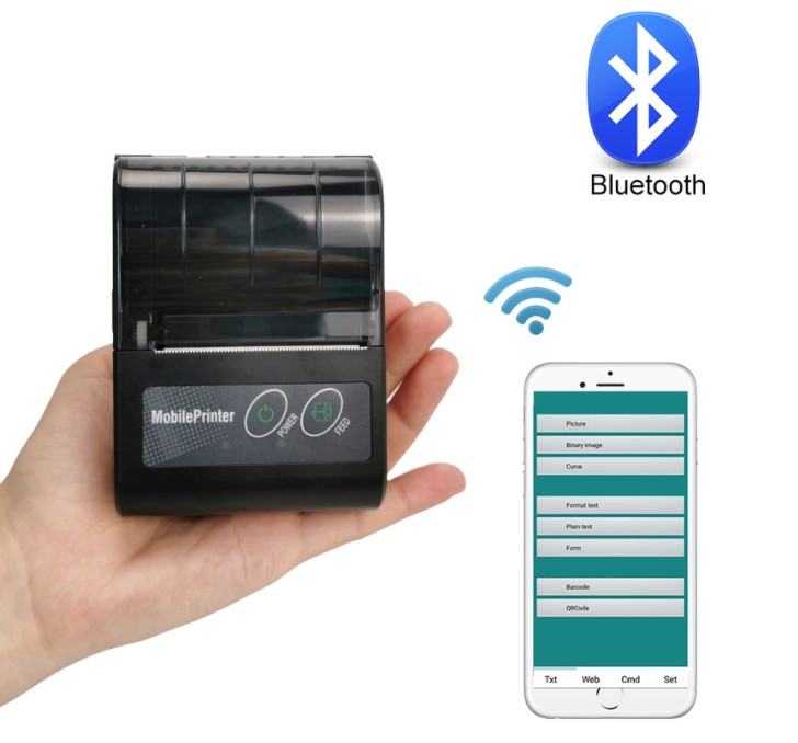 impressora térmica bluetooth de 58 mm