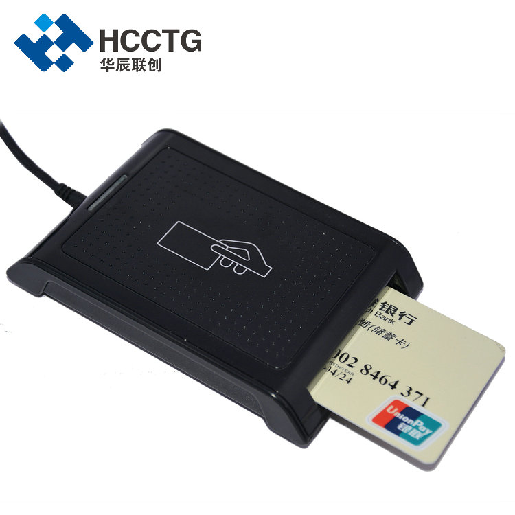 Leitor de slot SAM de interface dupla com contato + chip sem contato IC leitor de cartão inteligente HD5
