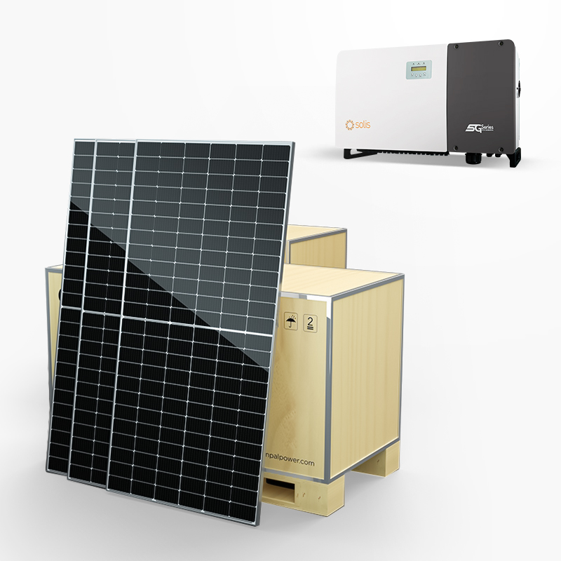 Kit de sistema de energia solar comercial em rede
