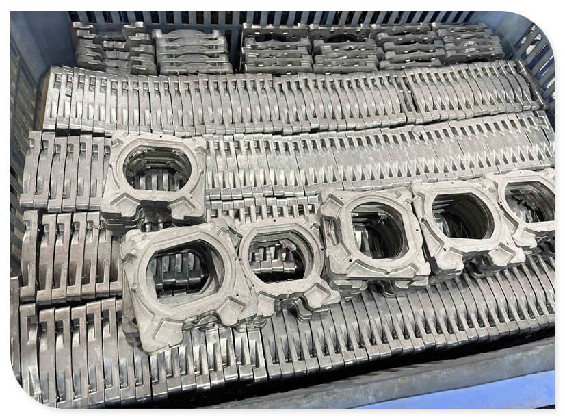 Peças de moldes de fundição de alumínio