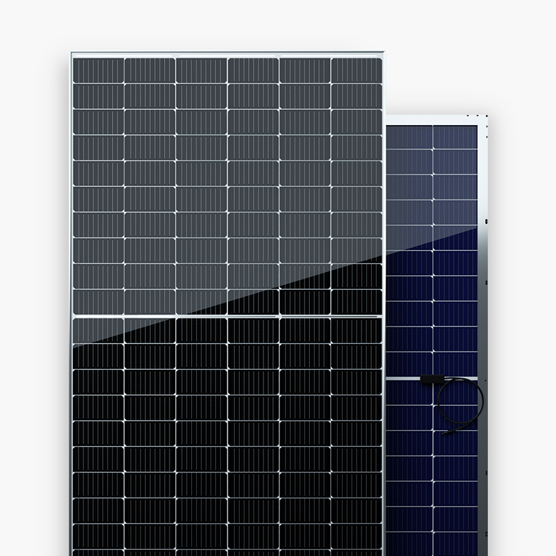 Módulo solar fotovoltaico de vidro duplo 350-380 W 120 meia célula de vidro duplo
