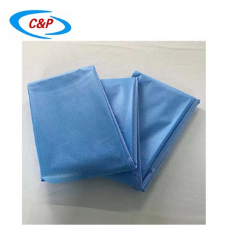 Reforço cirúrgico estéril não tecido descartável cortina de cobertura de mesa traseira
