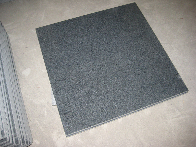 G654 telhas polidas de granito cinza escuro
