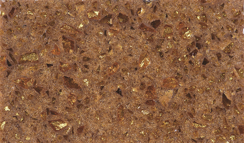 RSC7006 pedra de quartzo dourada artificial
