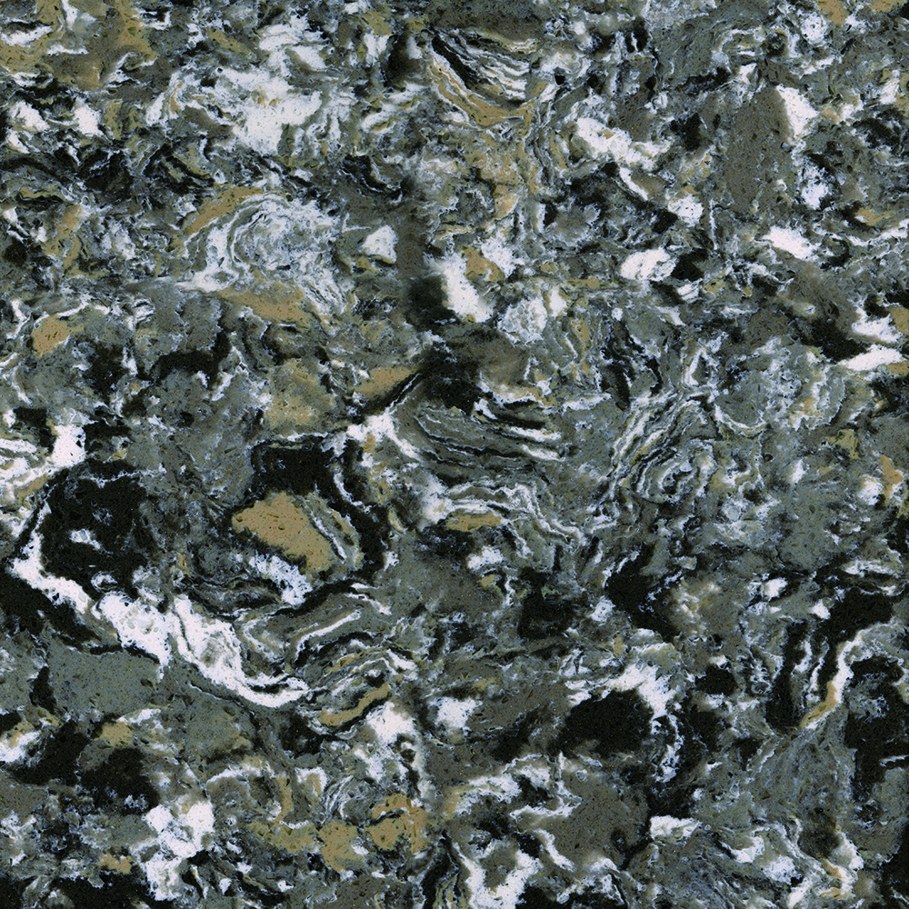 Pedra de quartzo cinza colorida RSC6307
