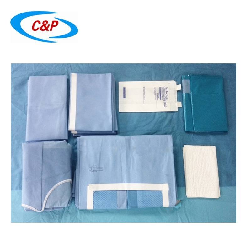 Pacote de pelvoscopia de laparoscopia descartável estéril descartável com certificação CE para uso médico
