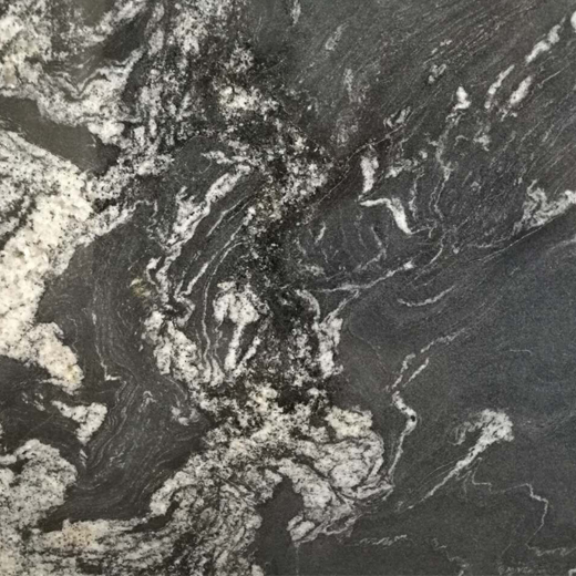 Balé real recém-extraído em granito natural preto e branco mesa de cozinha laje de pedra

