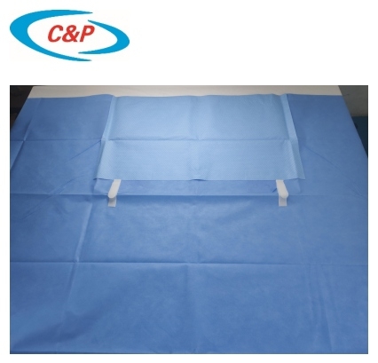 Campo lateral adesivo reforçado cirúrgico/médico azul descartável para cirurgia pela certificação CE&amp;ISO 13485
