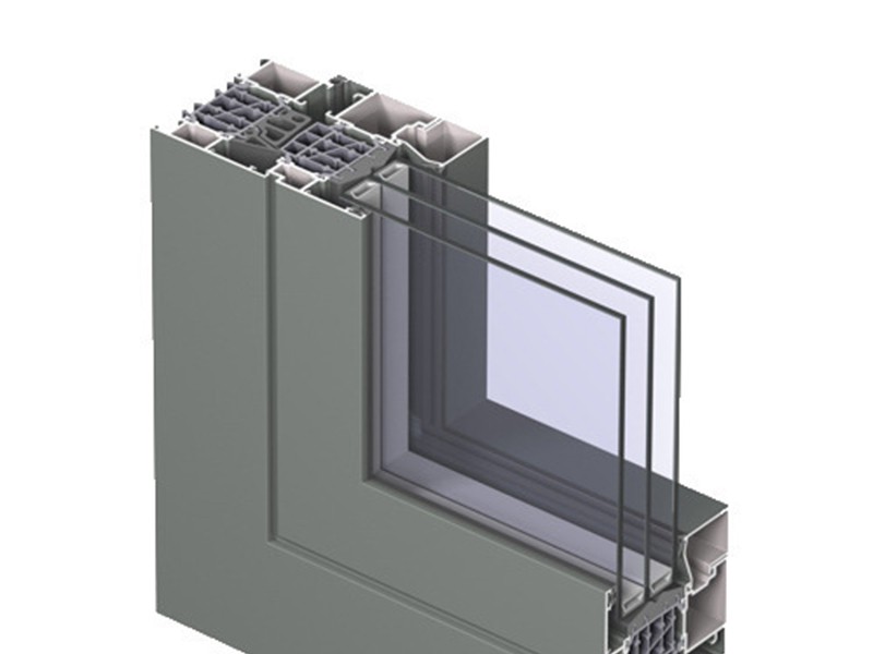 Perfil de janela de porta de alumínio de revestimento em pó PVDF perfil de extrusão de alumínio anodizado t slot
