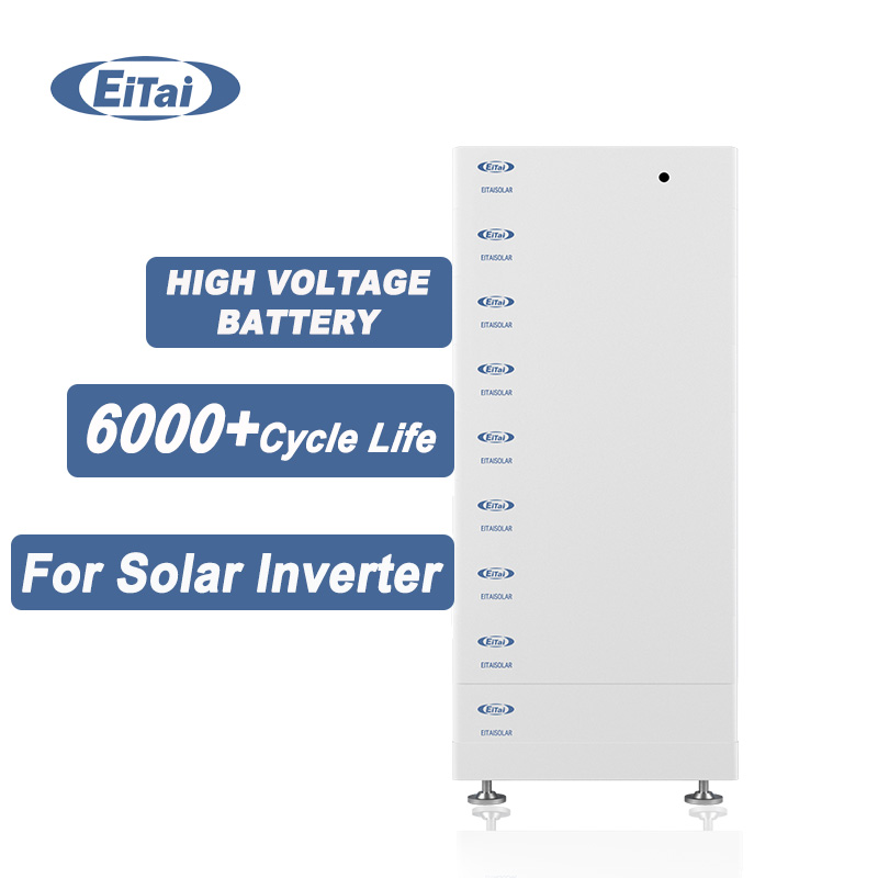 Bateria EITAI 500v de alta tensão Lifepo4 30kwh 10kwh 20kwh 30kwh bateria solar para uso de sistema híbrido
