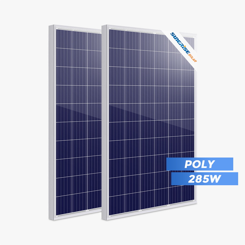 Preço de painel solar policristalino de alta eficiência de 285 watts
