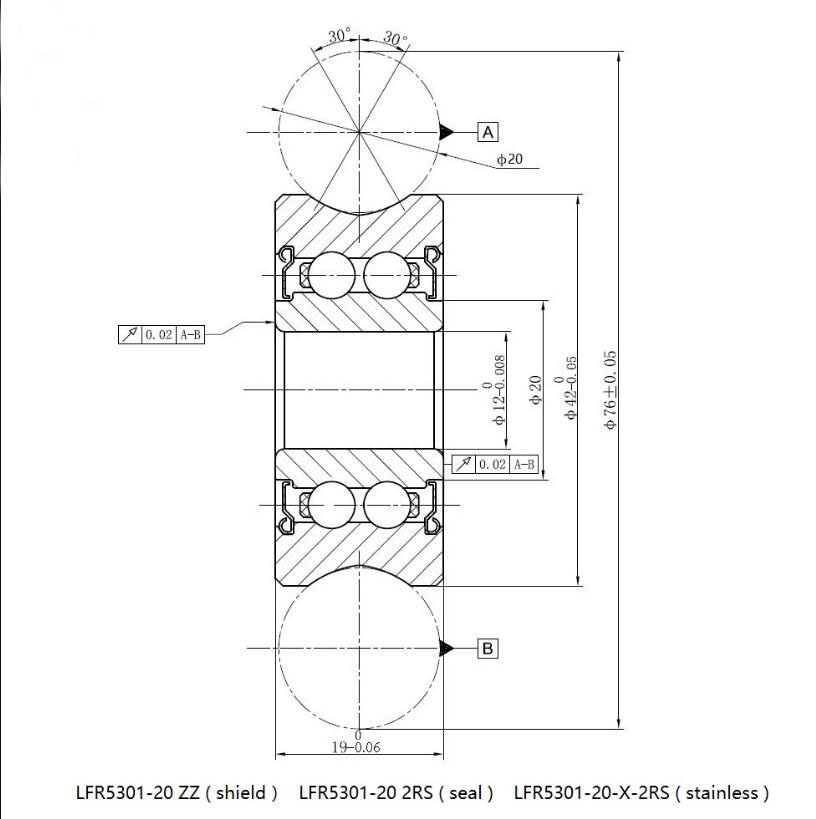 ROLAMENTO LFR5301-20 2RS