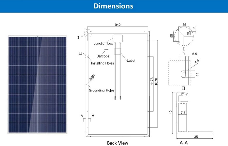 Painéis solares poli 350w