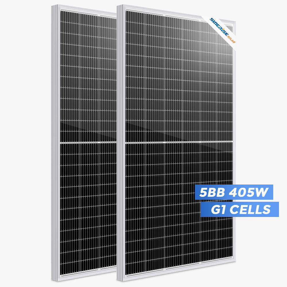 Preço de painel solar PERC mono de alta eficiência de 405 watts
