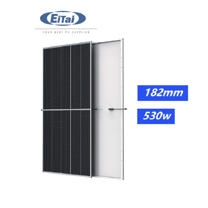 Painéis solares EITAI 550W monocristalino 10BB meio corte para casa
