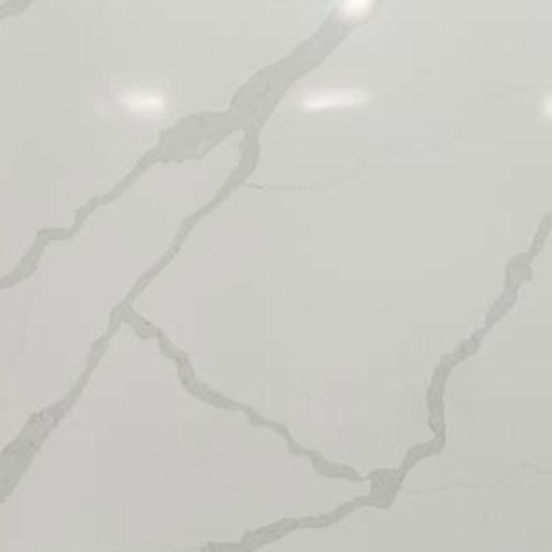 Lajes grandes de quartzo branco Calacatta
