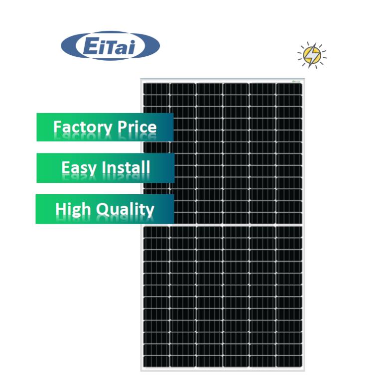 EITAI 455W Painel Solar PV 144 Células Half Cut Mono Módulo Preços
