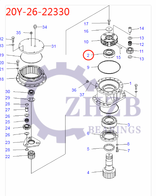 PEÇAS KOMATSU