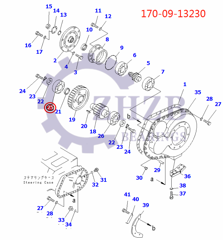 PEÇAS KOMATSU