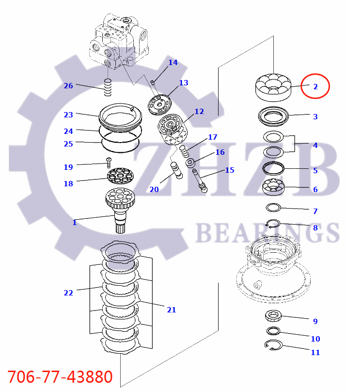 komatsu PEÇAS