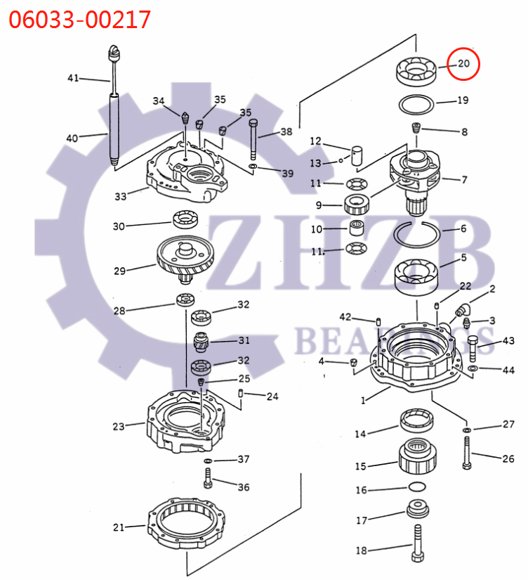 PEÇAS KOMATSU