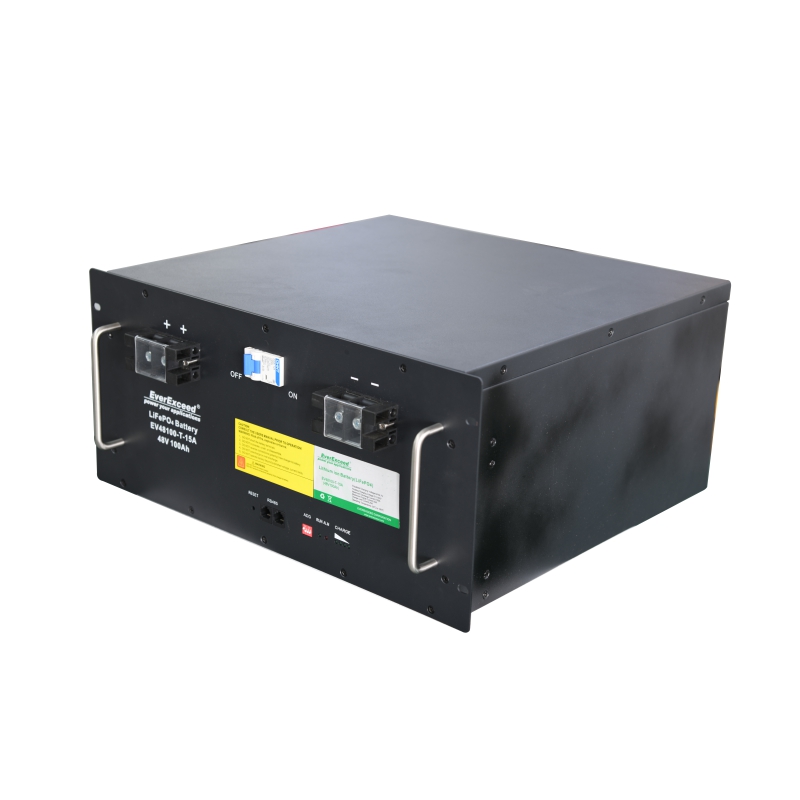 Aprovação UL 48V100ah Bateria LiFePO4 para energia de backup de telecomunicações
