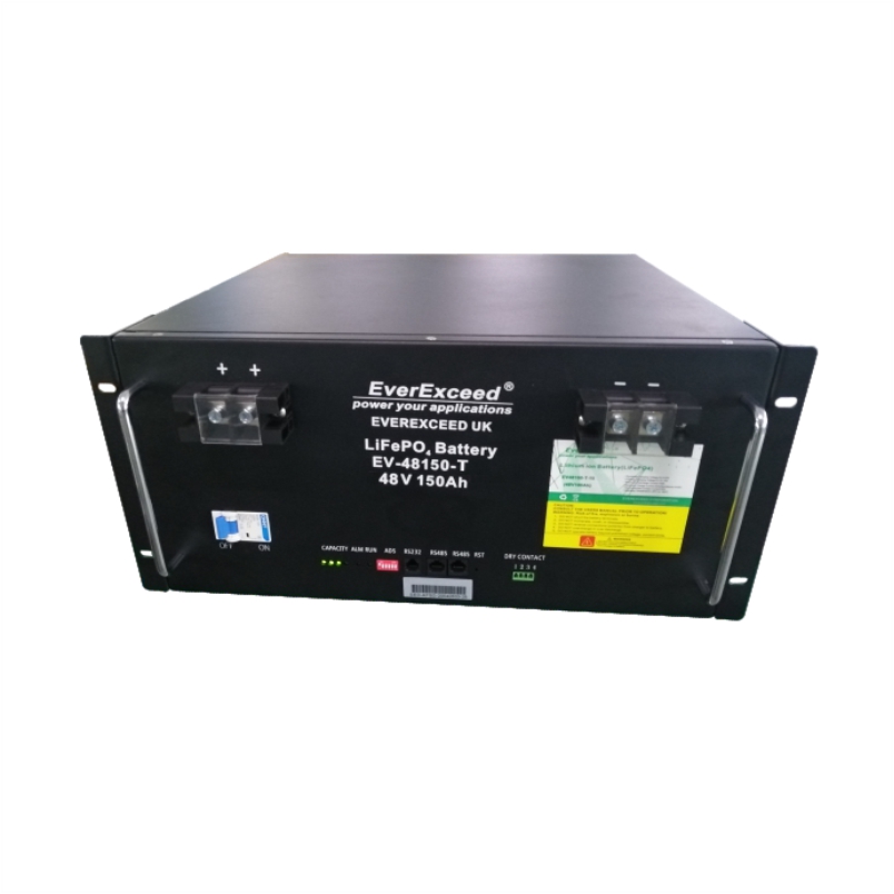 Aprovação UL 48V 150ah Lithium Ion LiFePO4 Battery para Telecom, comunicação, BTS
