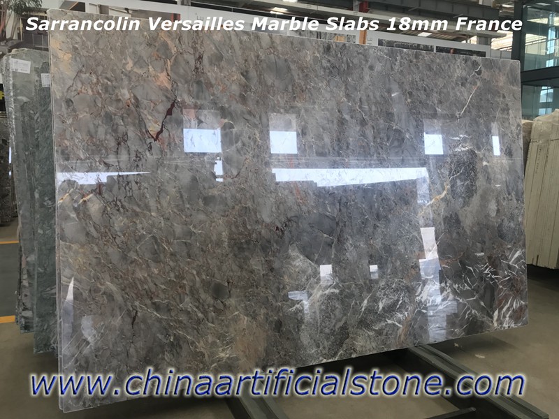 Lajes de mármore de Franch Sarrancolin Versalhes
