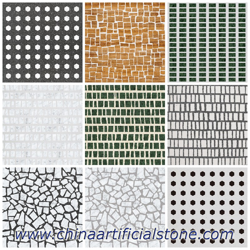 Mosaicos Sólidos Terrazzo 800x800x20mm