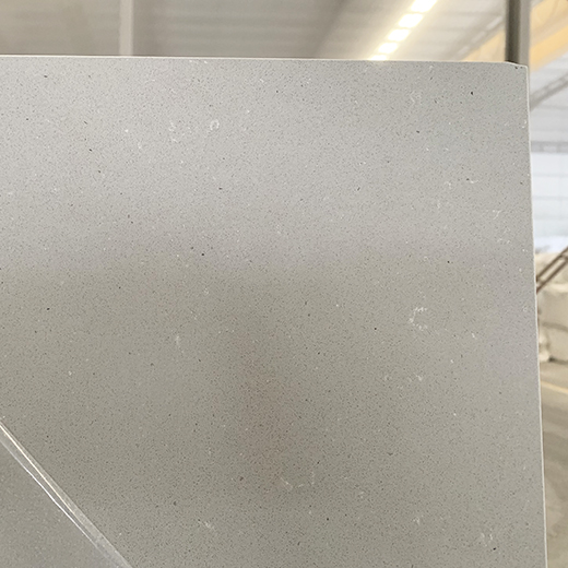Laje de quartzo sinterizado de superfície de concreto com chifres de pedra artificial cinza para bancada
