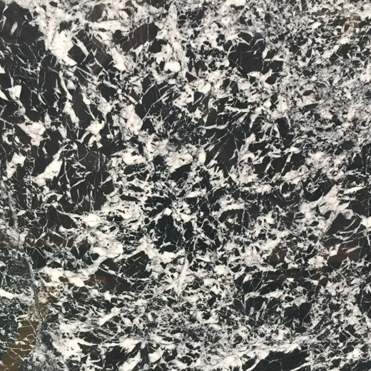 Azulejos de piso de mármore natural preto de neve com veios de mármore branco preço de laje de projeto interno
